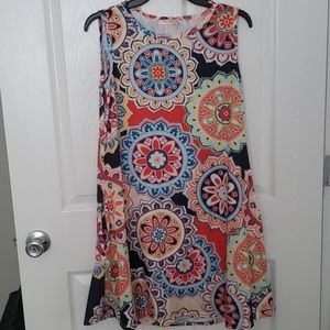 Never used, colored summer dress.